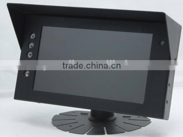 TM-7013 7inch dustproof/waterproof monitor with IP69 with metal housing, with VGA/TOUCHSCREEN optional