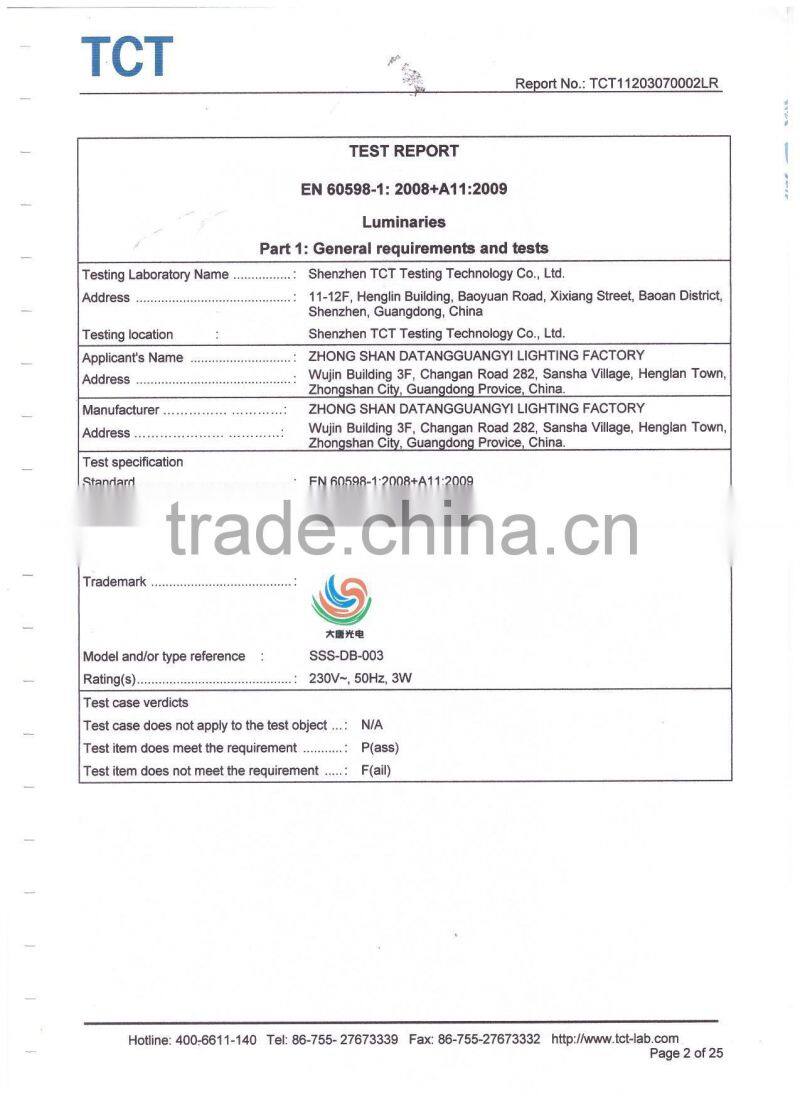 GU10 5W led spotlight SHS001-5W