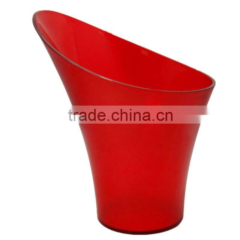 Ice Bucket, Food grade material plastic wine ice bucket, champange and beer ice bucket 5L