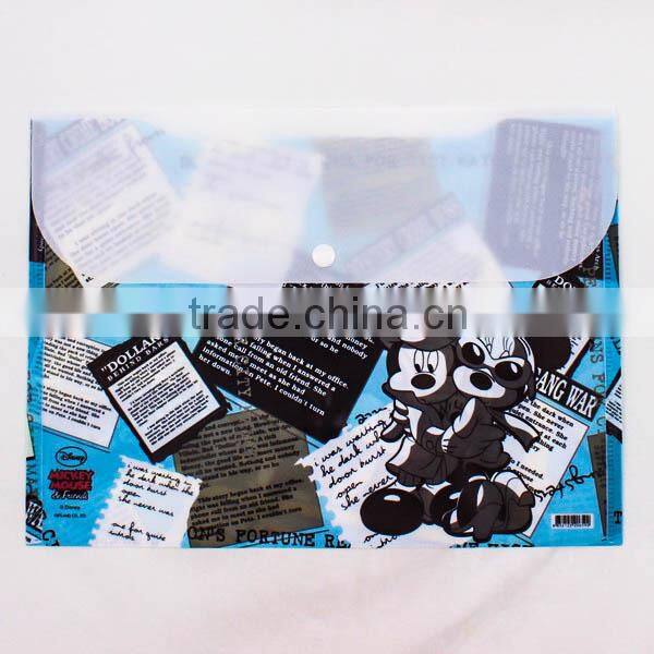 PP file folder/ plastic file folder with flap