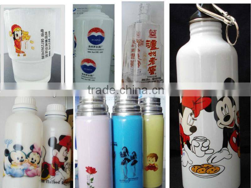 multifunction a3 inkjet printer printing bottles