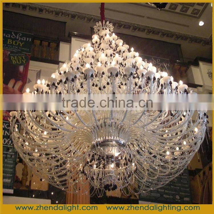 Large crystal chandelier ceiling light hotel lamp, crystal Candle chandelier, wedding decoration chandelier