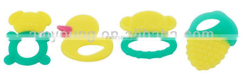 Feeding supplies baby bottle soft Silicone colorful baby funny pacifiers