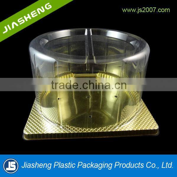 customized disposable blister cake packaging chinese plastic packaging box