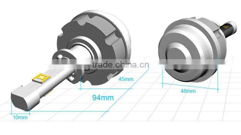 H1 30w waterproof car led driving headlight with Aviation aluminum housing