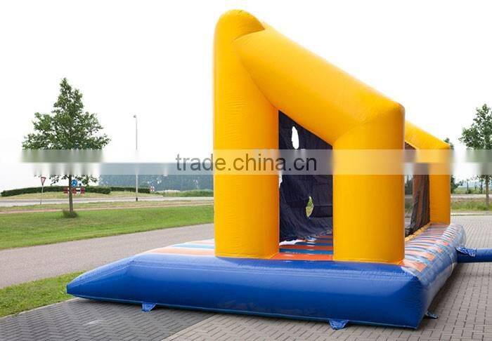 Customize football target toss game inflatable soccer goal post for sale