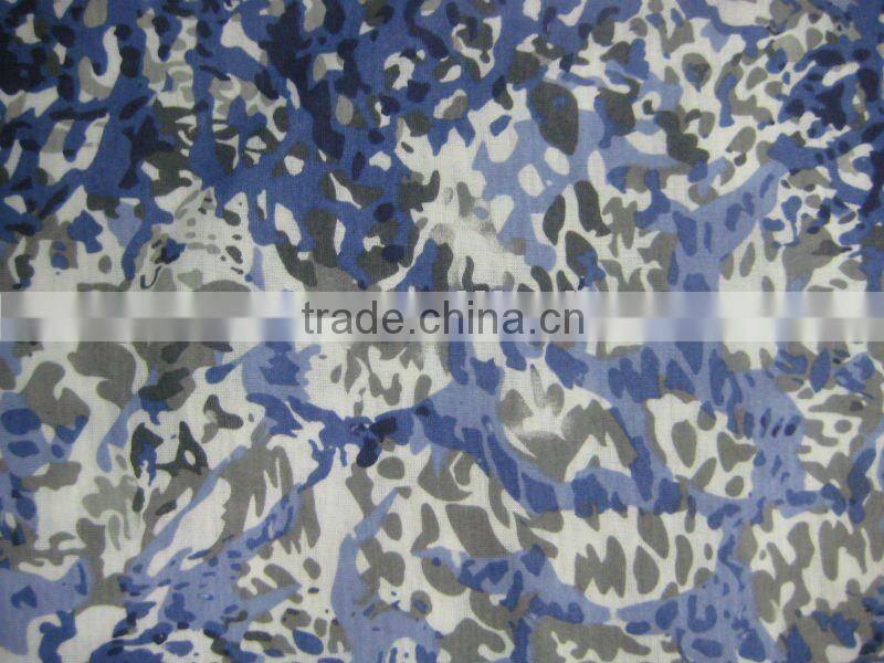 polyester viscose single jersey printed