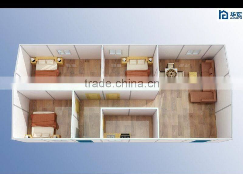 Fast and Easy Modular Houses Economic Prefabricated house for living,school,office