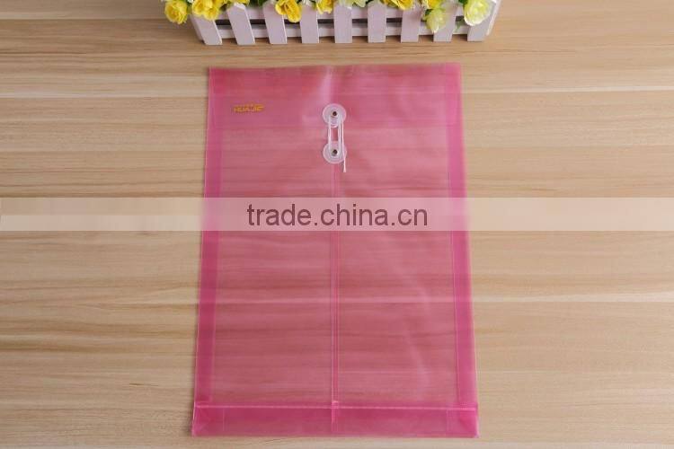 Clear Bag A4 PP Envelope Plastic Transparent Document Bag