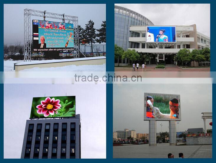 Advertising Full Color Outdoor Waterproof IP65 Video Sign P10 LED Display Screen