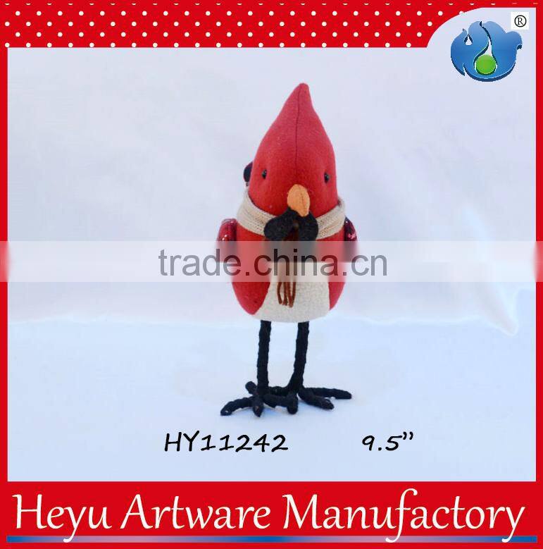 2015 Red and Black Animated Plush Christmas Ornament Crafts
