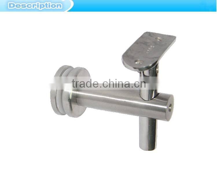 Stainless steel glass deck railing bracket for balustrade stair