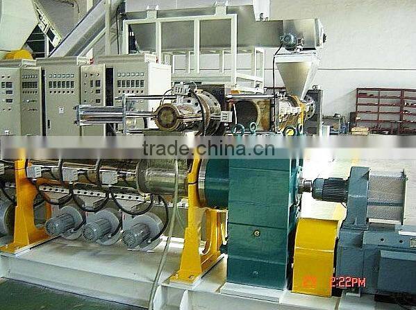 waste PE PP film recycling granulator machine