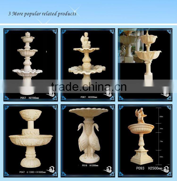 Stone deocration outdoor waterfall