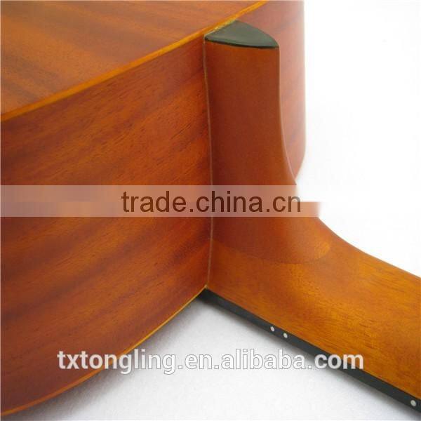 36'' Popular High Quality Mahaga Plywood Fully Handmade Acoustic Guitar For Sale(TL-0035)