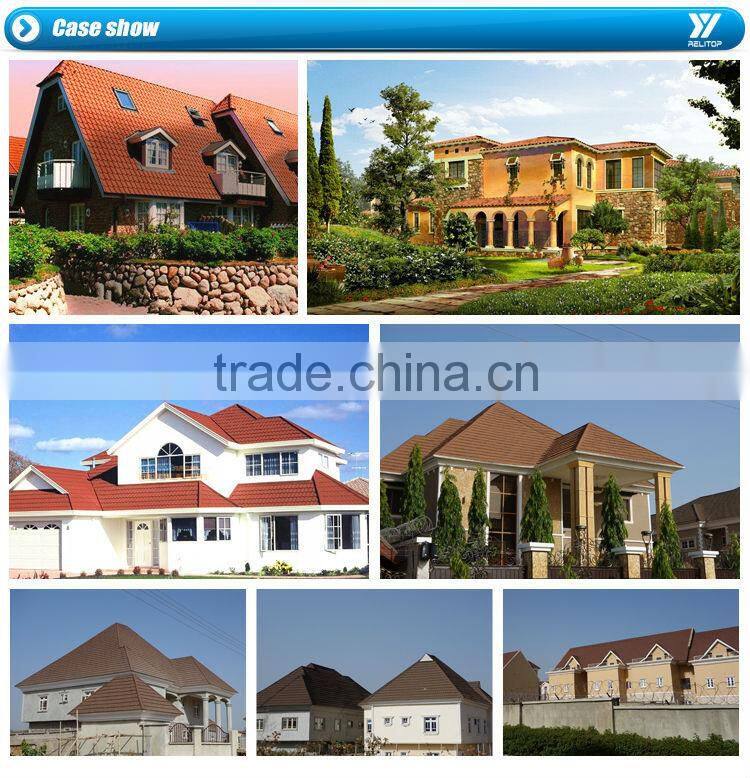 Wonderful stone coated good reputation supplier roofing tile