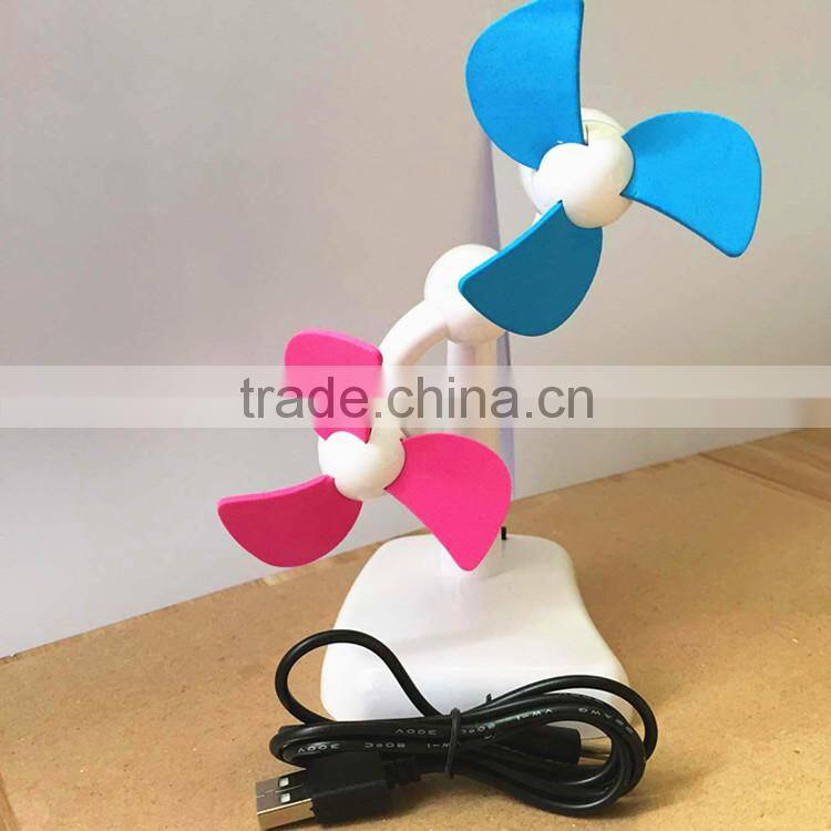 Promotional Items Double Blade Motors Revolutionary USB Small Electric Fan Motor