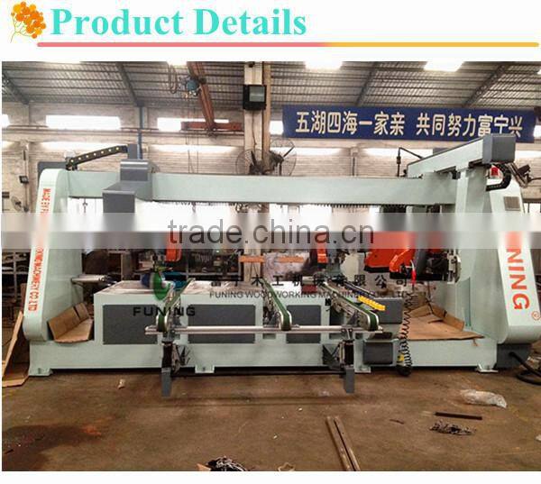 plywood sliding table saw automatic edge saw for woodworking door four-sides cutting saw machine