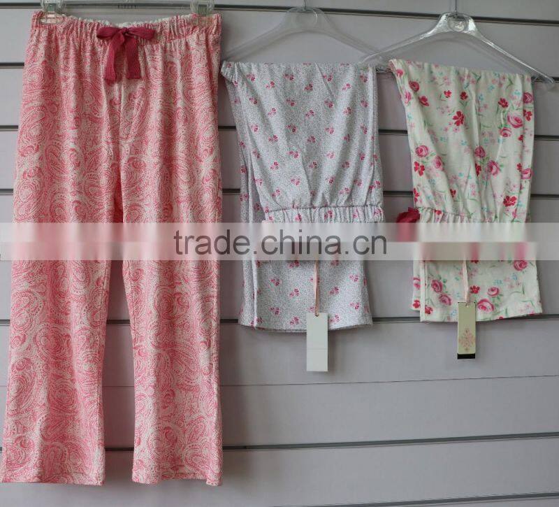 Full print women sleeping pants