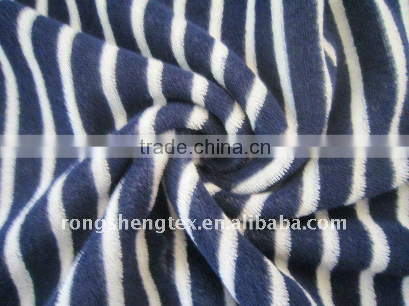 Y/D terry towelling fabric free samples