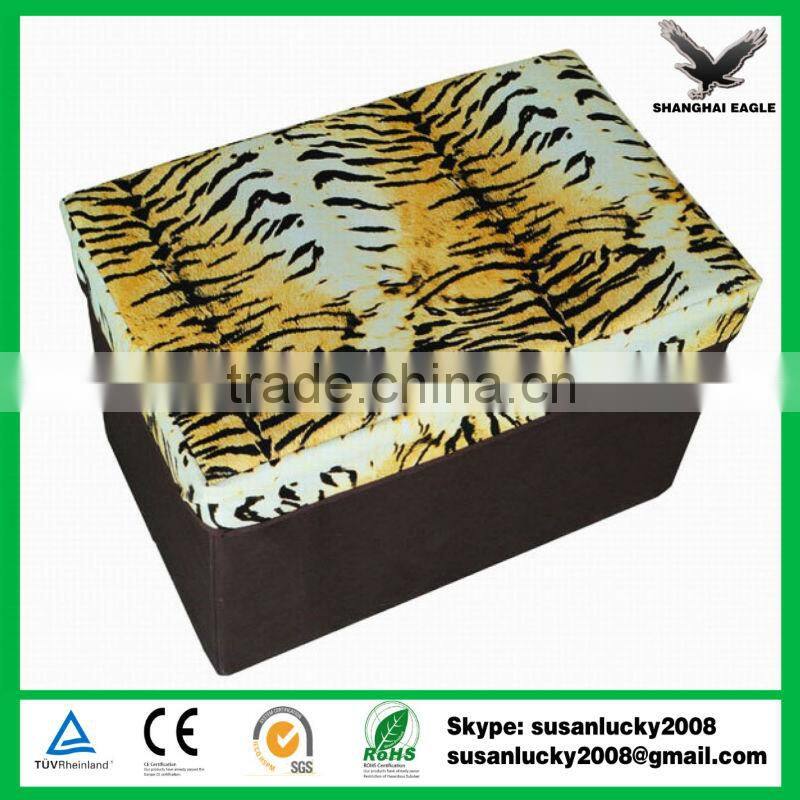 Storage Seat Stool with Logo Printed (diectly from factory)