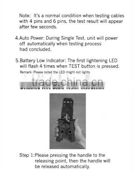 New design Cat6 passing fluke testing network cable plier cutting plier