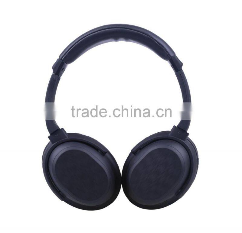 Noise-Reducing Bluetooth Headphones Over-The-Ear Wireless Headphones with CSR 4.0 Built-in Mic and 12 Hour Battery