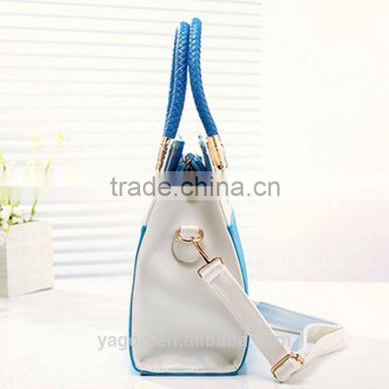 new arrival fashion leather hanbags mature office ladies handbags made in china 2014