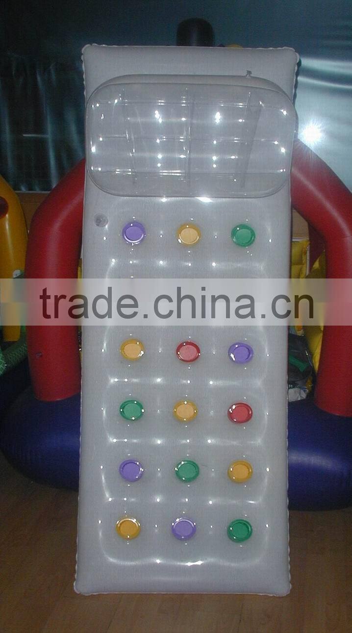 2016 new fashion design hot sell pvc inflatable beach chair