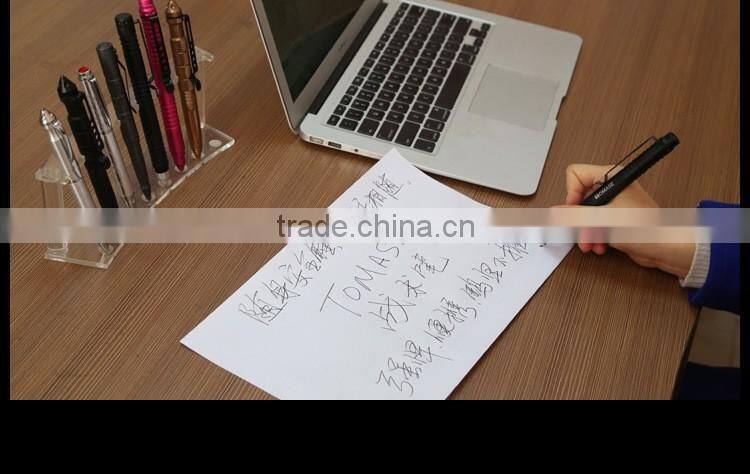 high quality tactical pen self defense for busimess men , novelty tungsten steel tip pen