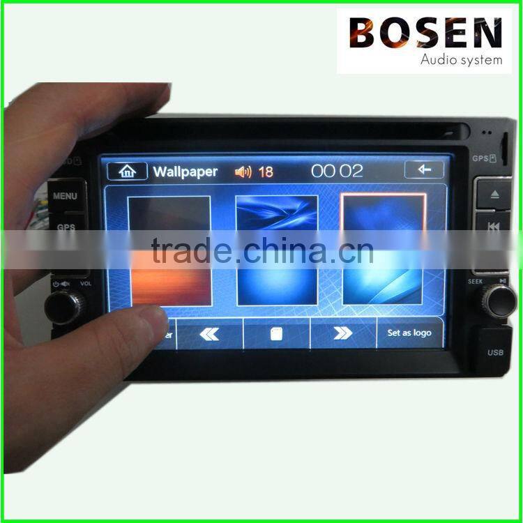 2din car dvd player with GPS TV touch screen