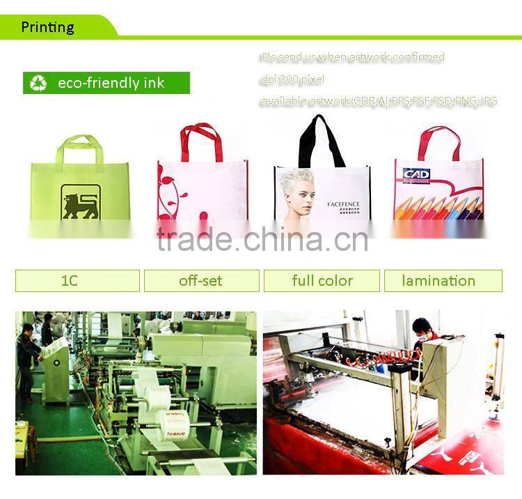 Promotional 140 gsm After Lamination Bag Non Woven Shopping Bag