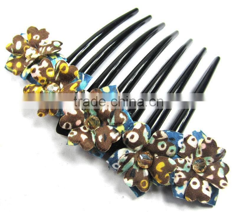 2013 Fashion Hair Accessories Elegant Flower Hair Combs, Crystal Hair Combs