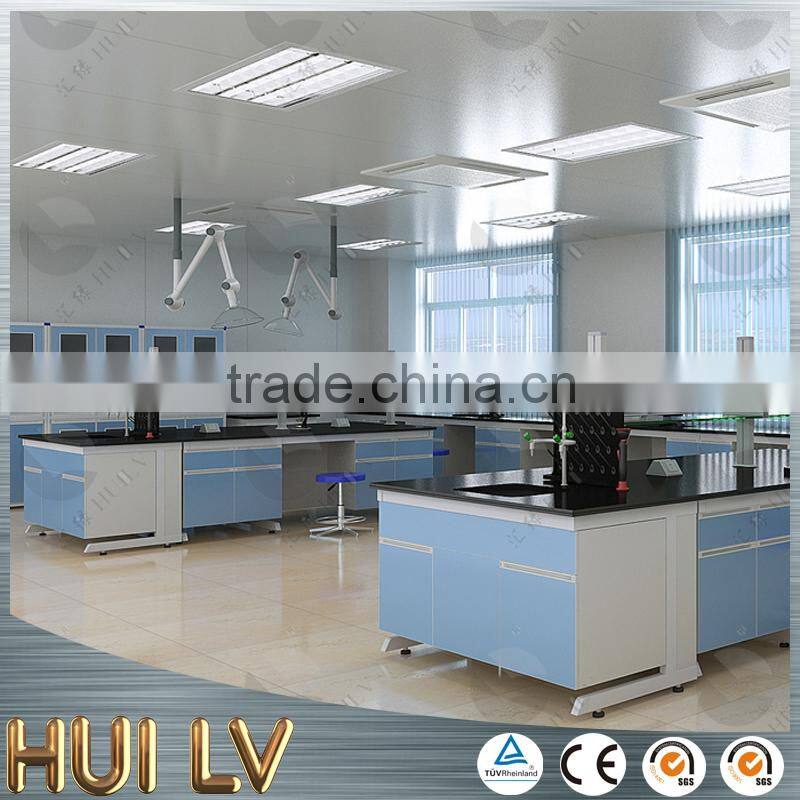 Cheaper price steel wood structure laboratory wall bench