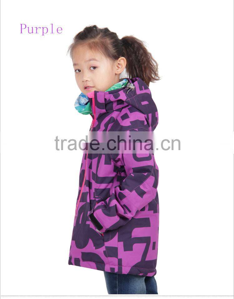 High Quality Waterproof Windproof Breathable Summit Ski Jacket children