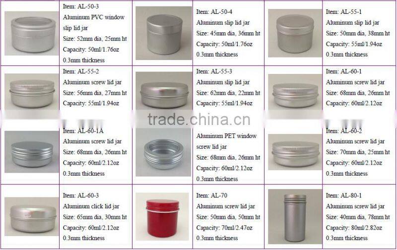 small metal tin containers