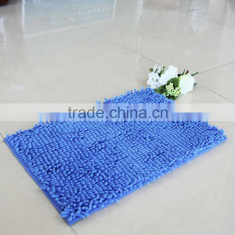 100% microfiber chenille bathroom floor mat