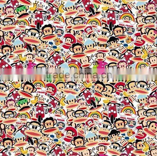 China Colorful car wrap hydrographic film sticker bomb