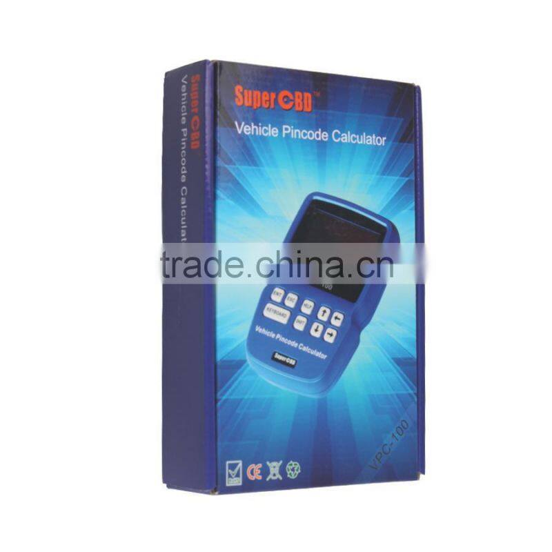 2015 New design VPC-100 pin code calculator the world's first Hand-held vehicle pincode calculator support most of cars