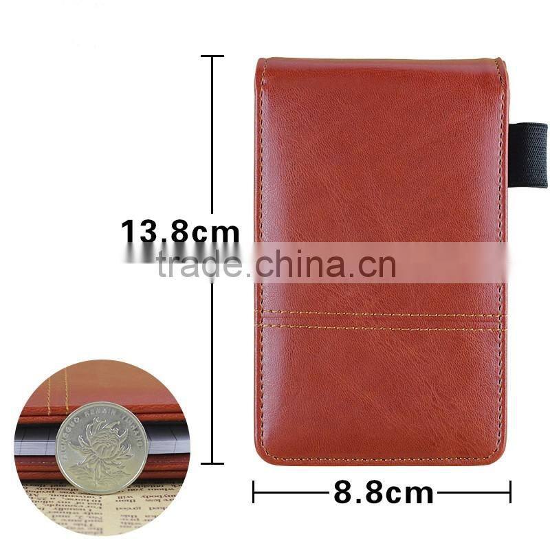 A6 pu cover calculator notebook with pen