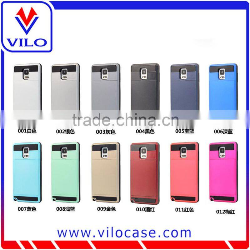 card holder tpu+pc 2 in 1 hard back case for iphone 6s