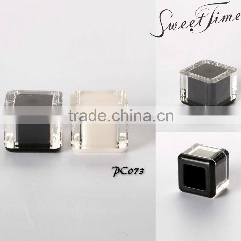 square sarin lid with aluminum coated for perfume bottle sealing