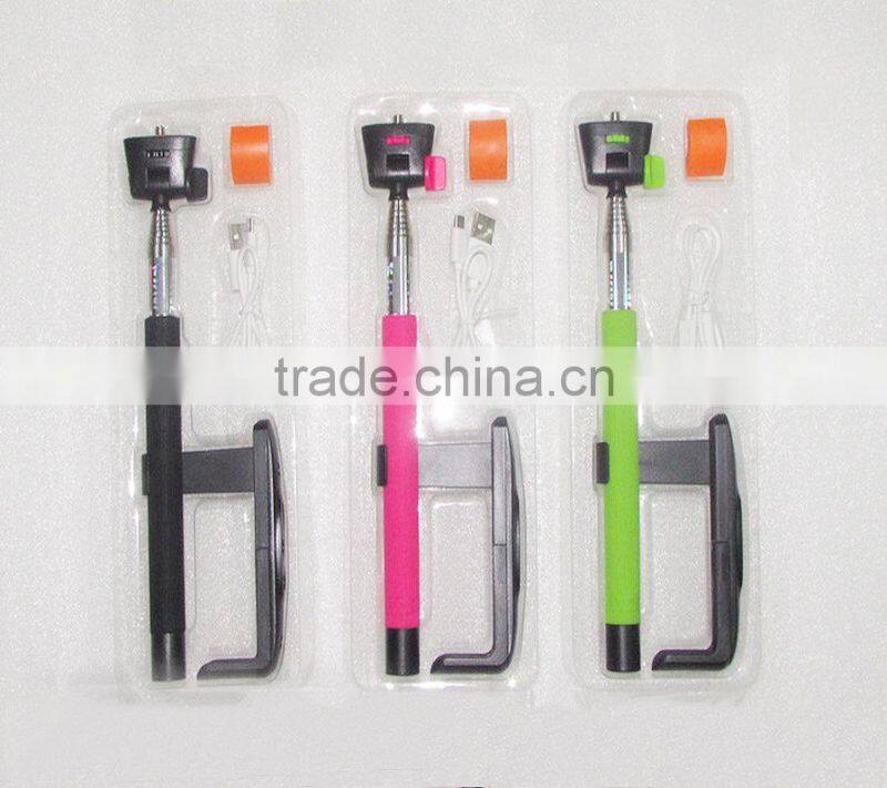 2015 new hot mini travel flexible wireless monopod