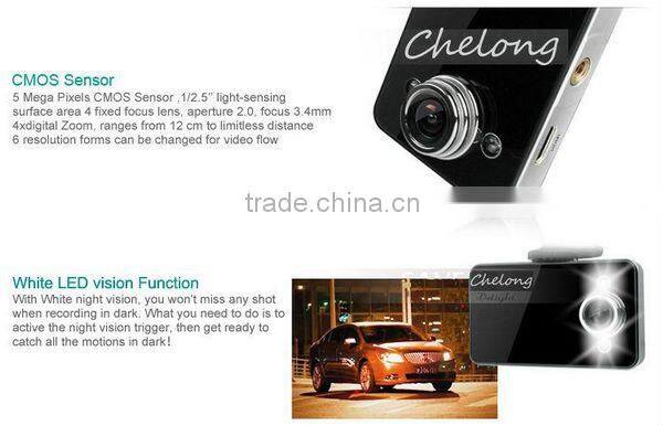 Security Mate Hot sale 2.7 Inch 140 Wide Angle car cctv