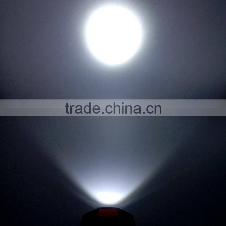 Poppas T16 2+1 red smd led 3AAA battery operated waterproof outdoor camping running walking headlight