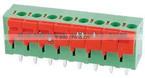 Spring Clamp Terminal Connector Block, Pitch 5.08mm, 7.62mm TB142V