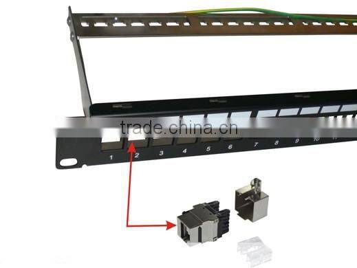 24 ports FTP blank patch panel