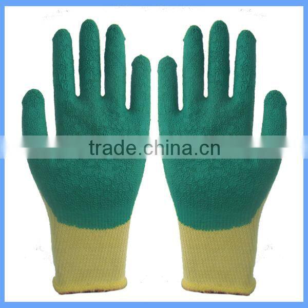 Anti Slip Latex Grip Coated Aramid Safety Equipment Work Gloves