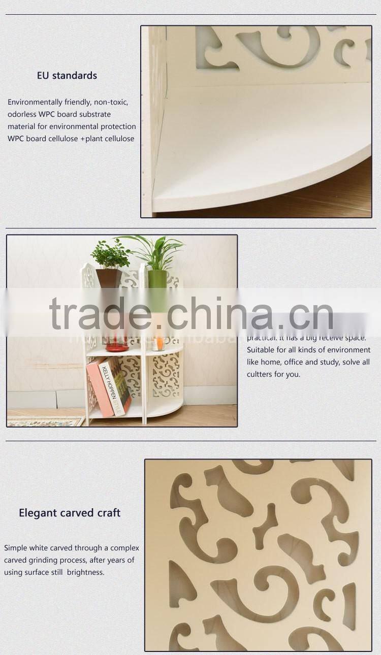 Detachable houseware necessities wooden bathroom corner shelf waterproof soap rack towel rack