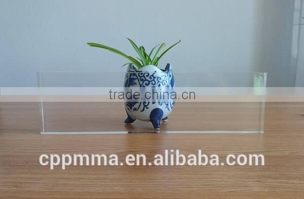 Clear cast acrylic sheet for acrylic display